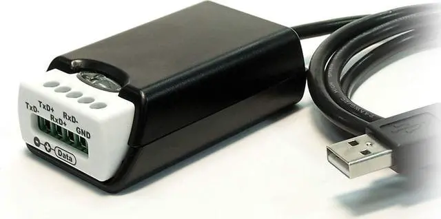 Main image of Titan Single Port USB to RS-422 or RS-485 Selectable Serial Adapter, Terminal Block