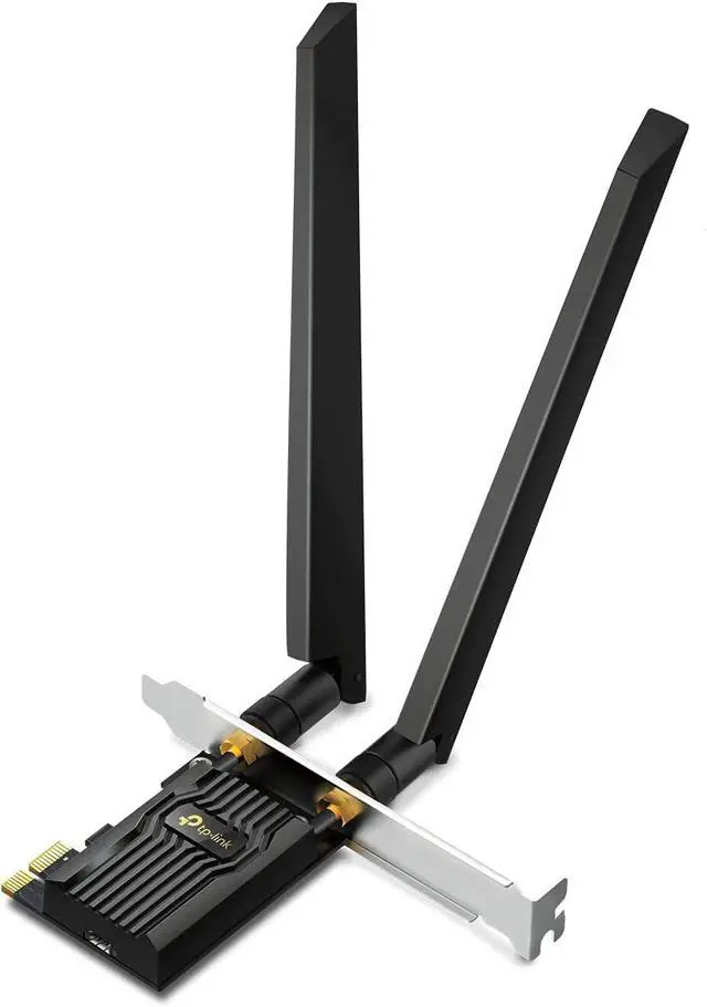 Main image of TP-Link WiFi 6E Intel AX210 AXE5400 PCIe WiFi Card for Desktop PC - (Archer TXE72E), Bluetooth 5.3, WPA3, 802.11ax Tri Band Wireless Adapter with MU-MIMO, OFDMA, Ultra-Low Latency, for Windows 10,11