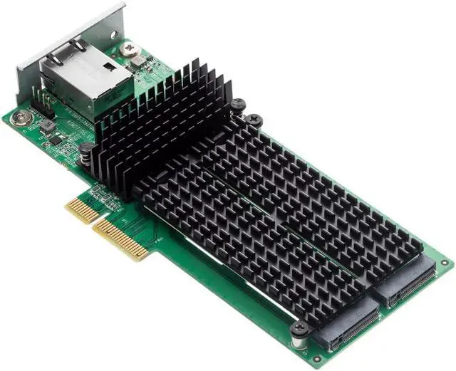 Alt view image 2 of 4 - Asustor AS-T10G3, 10GbE & M.2 NVMe SSD Network Card (for AS6704T/AS6706T/AS6504RD/AS6504RS/AS6512RD/AS7112RDX/AS7116RDX)