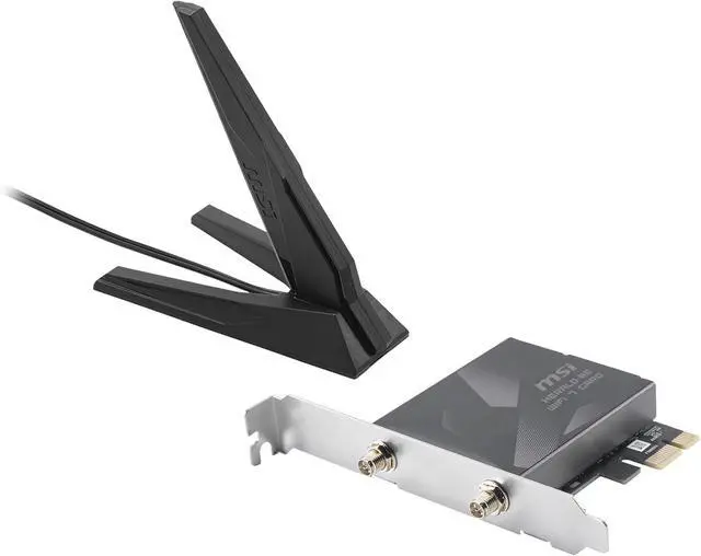 Alt view image 5 of 7 - MSI Herald WiFi 7 PCIe Card for Desktop PC BE9400 Tri-Band, Bluetooth 5.4, 6GHz, MLO, 320MHz, 5.8Gbps
