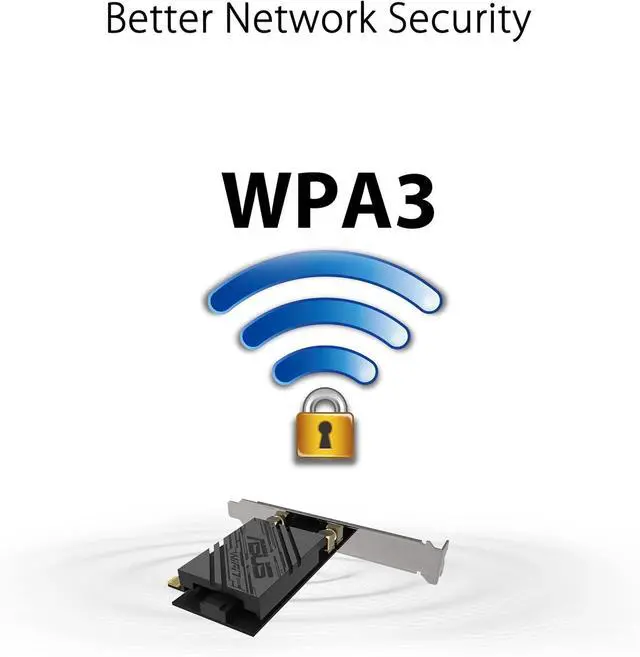 Alt view image 6 of 7 - ASUS PCE-BE92BT WiFi 7 PCI-E Adapter with 2 External Antennas. Supporting 6GHz Band, 320MHz, Bluetooth 5.4, WPA3 Network Security, OFDMA and MU-MIMO, only Compatible with Intel motherboards