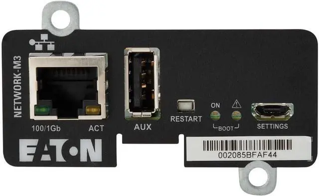 Alt view image 7 of 7 - Eaton Network-M3 Cybersecure Gigabit Network-M3 Card for UPS & PDU
