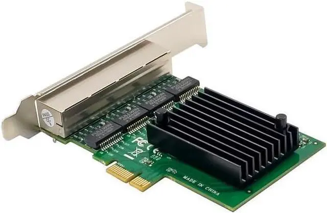 Alt view image 5 of 5 - X-MEDIA XM-NA3840 PCI-E 4-Port Quad 10/100/1000Mbps Gigabit Ethernet PCI Express (PCIe x1) Server Network Adapter Card | Realtek RTL8111F Chipset | Windows 11 & Linux Supported