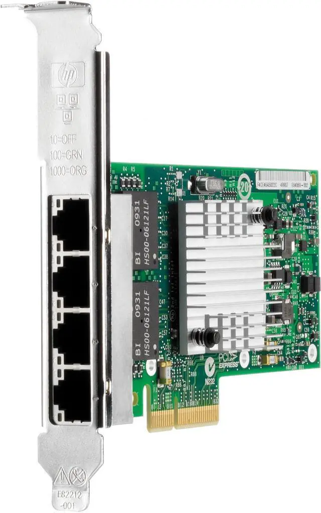 Main image of HP 593743-001 NC365T 4-Port ETHERNET NIC Card 593720-001, 593722-B21