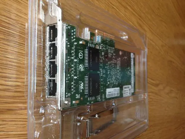 Alt view image 4 of 4 - HP 593743-001 NC365T 4-Port ETHERNET NIC Card 593720-001, 593722-B21