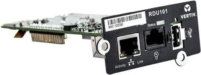 Main image of Liebert Vertiv Liebert IntelliSlot RDU101 - Network Card | Remote Management Adapter (RDU101)