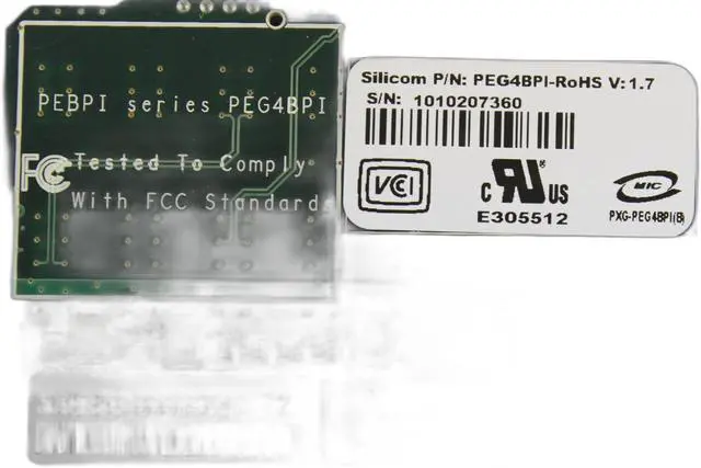 Alt view image 5 of 5 - Silicom PCI-e 4 Port Gigabit Wired Ethernet Server NIC PEG4BPI-RoHS V1.7