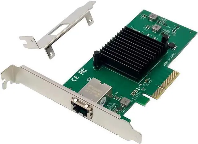 Alt view image 2 of 5 - X-MEDIA XM-NA6810 PCI-E 1-Port 10Gbps Gigabit Ethernet PCI Express (PCIe x4) Server Network Adapter Card | Aquantia AQC107 Chipset | Windows 11 & Linux Supported