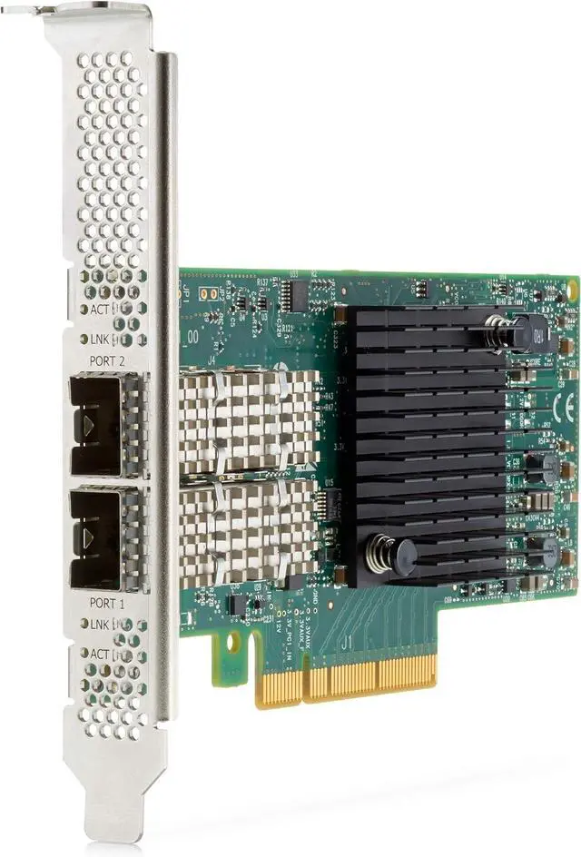 Main image of HPE Ethernet 10/25Gb 2-Port 640SFP28 Adapter - PCI Express 3.0 x8-2 Port(s) - Optical Fiber