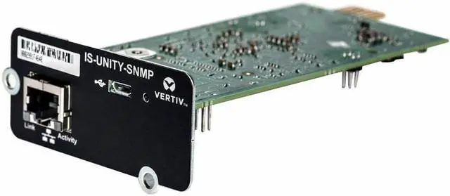 Main image of Vertiv Liebert IntelliSlot Unity - SNMP - Network Card | Remote Monitoring Adapter (IS-UNITY-SNMP)