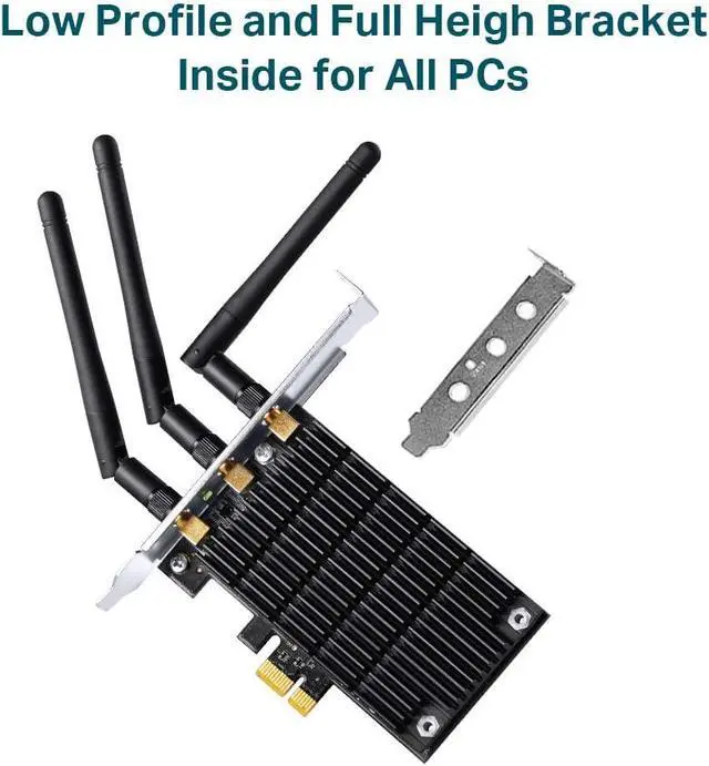 Alt view image 5 of 5 - TP-Link Archer T9E AC1900 Wireless WiFi PCIe Network Adapter Card for PC, with Beamforming and Heatsink Technology