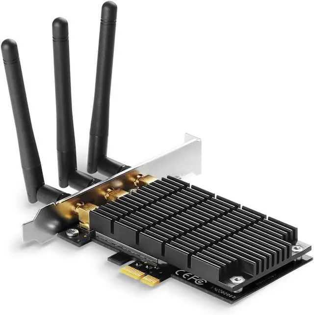 Alt view image 2 of 5 - TP-Link Archer T9E AC1900 Wireless WiFi PCIe Network Adapter Card for PC, with Beamforming and Heatsink Technology