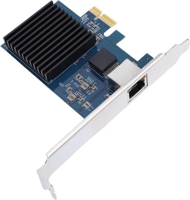 Alt view image 2 of 7 - Keenso 10G PCIe Network Card, PCI Express 4.0 Adapter for HighSpeed Desktop and Server Networking, 2.5G 5G MultiGigabit Ethernet for Gaming and Home Office