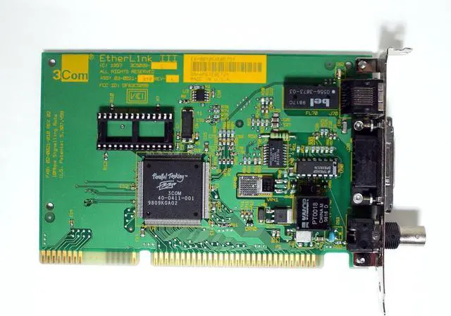 Main image of 03-0021-010 (REV A) 3COM - ETHERLINK III ISA CARD, 3C509B-C, 02-021-010 REV 02