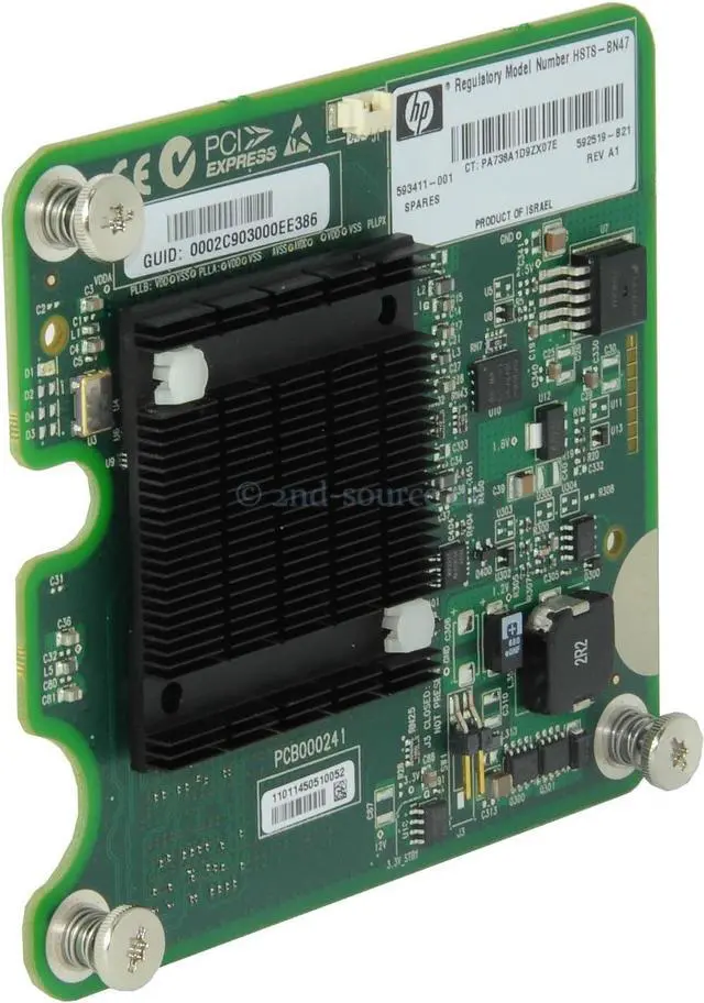 Main image of HP 4X Qdr Ib CX2 Dual Port Mezz Hca