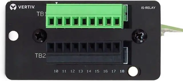 Alt view image 2 of 5 - Vertiv Liebert IntelliSlot Relay Card | Remote Monitoring Adapter (IS-RELAY)