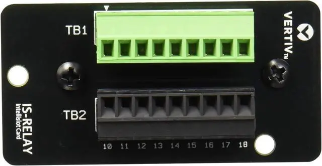 Alt view image 5 of 5 - Vertiv Liebert IntelliSlot Relay Card | Remote Monitoring Adapter (IS-RELAY)