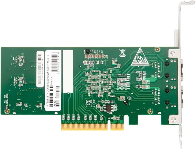Main image of IO CREST PCIe Dual Port 10GB RJ45 Ethernet LAN Card with Intel X540 Controller, for Windows/Linux/ESX Servers, Compare to Intel X540-T2 (10 Gigabit, 2-Port 10G)