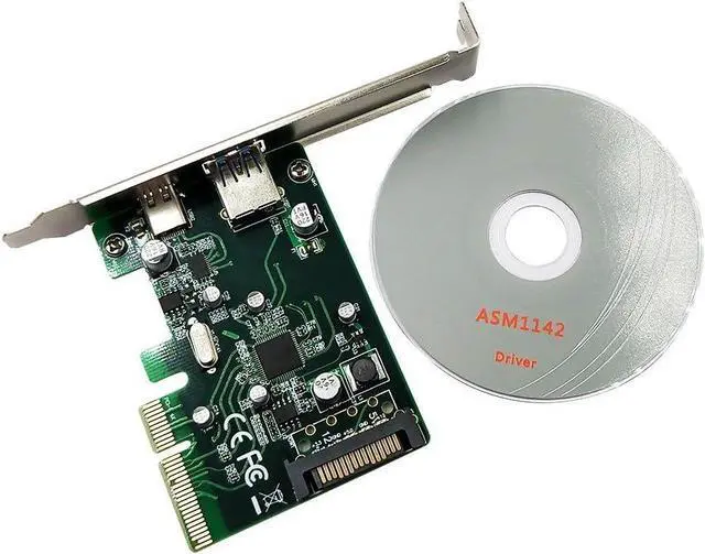 Main image of PCI-E to USB3.1(Type A + Type C) PCI Express Expansion Card USB3.1 Hub Controller Adapter Superspeed 10Gbps Internal 15Pin Power Connector with Asmedia Chipset