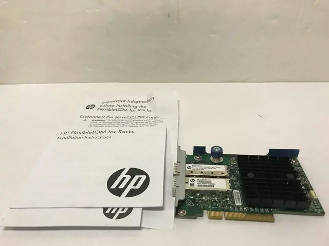 Main image of HPE 779799-B21 546Flr-SFP+ Network Adapter PCI Express 3.0 X8 10 Gigabit Ethernet for ProLiant DL120 Gen9