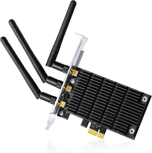 Main image of TP-LINK Archer T8E AC1750 Dual Band Wireless PCI Express Adapter, 2.4Ghz 450Mbps + 5Ghz 1300Mbps, 3T3R MIMO, Include Low-profile Bracket, Support Windows XP/7/8/8.1/10