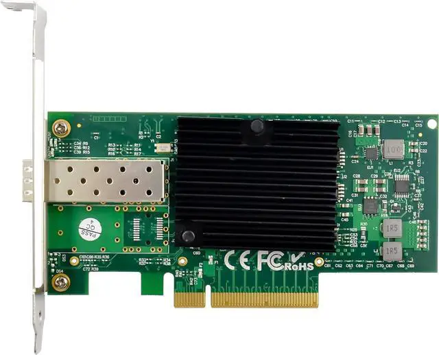 Alt view image 3 of 5 - LevelOne GNC-0201 10 Gigabit Fiber Optic PCIe Network Card 1 x 10GbE SFP+ Slots