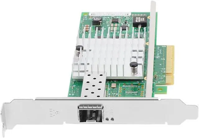 Alt view image 6 of 7 - JMT PCIe2.0 x8 to 1Port SFP+ Network Card 10G Fiber Module Adapter X520-DA1 Support X8 X16