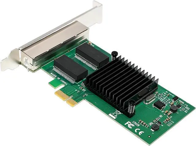 Alt view image 3 of 7 - InLine® Quad Gigabit Network Card, 4X RJ45 1Gb/s, PCIe x1, 51127D