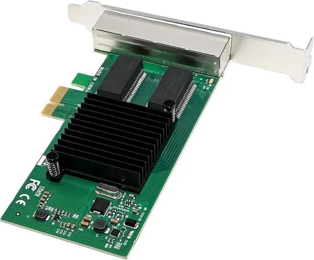 Alt view image 4 of 7 - InLine® Quad Gigabit Network Card, 4X RJ45 1Gb/s, PCIe x1, 51127D