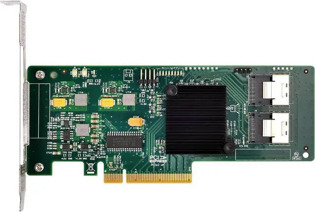 Main image of Silverstone Tek Server-Grade HBA 9211-8i Expansion Card with Dual SFF8087 Connectors ECS02