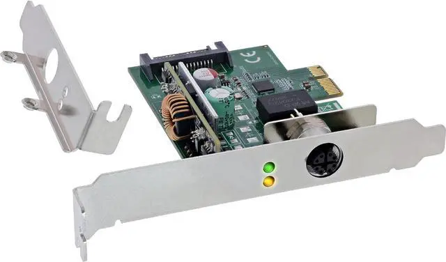 Main image of InLine® Gigabit Network Card M12 x Coded PCIe x1 2.1 PoE+ 51124I