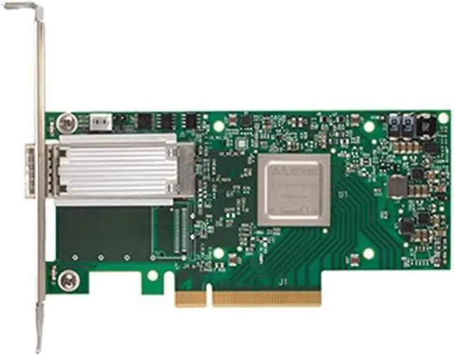 Main image of Mellanox ConnectX-4 VPI Network Adapter PCI Express 3.0 x8 40 Gb Ethernet 56 Gb Ethernet 56Gb InfiniBand Gray/Green (MCX453A-FCAT)