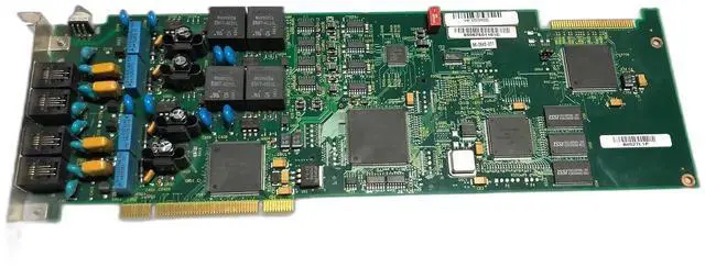 Main image of DIALOGIC D/41JCT-LS (4) RJ-11 CONNECTORS, 4-Port PCI, Analog CONVERGED Communications Board, PC Board, Supports Voice/FAX/Software-Based Speech Recognition Processing