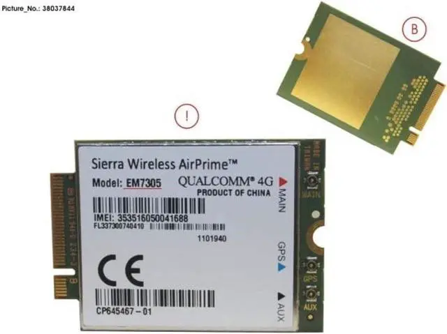 Alt view image 5 of 6 - Fujitsu S26391-F1605-L530 Internal WWAN for Lifebook U727/U747/U757