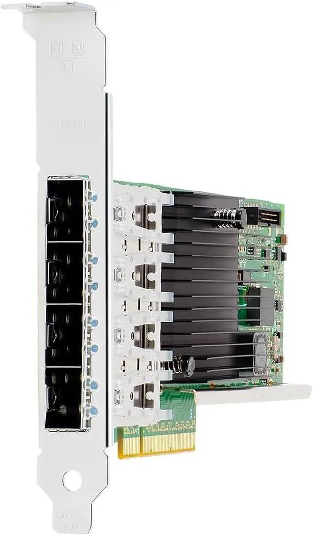 Alt view image 3 of 7 - JMT PCIe3.0 x8 to 4Port SFP+ Network Card 10G Fiber Module Adapter X710-DA4 Support X8 X16