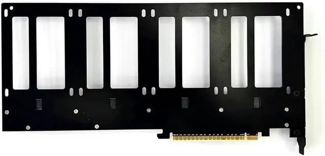 Alt view image 4 of 6 - JMT ADT-R37 PCIe5.0x16 to 4-Port U.2/EDSFF Hard Disk Split Card 4x128Gbps 1 to 4 Expansion Adapter Compatible with Gen3/Gen4/Gen5 (R37A 4.0, to 4* U.2)