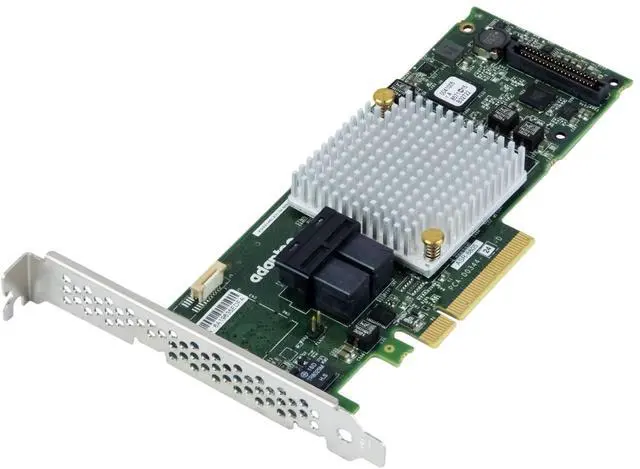 Alt view image 2 of 2 - Adaptec Microsemi ASR 8805 2277500 R RAID HBA Card Storage Controller SATA SAS 12 Gbps with Cache Flash and Battery Backup Unit