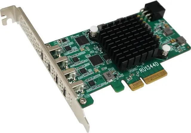 Main image of HighPoint Technologies RocketU 1344D PCIe 3.0 x4 4X 10Gb/s Port USB 3.2 Controller