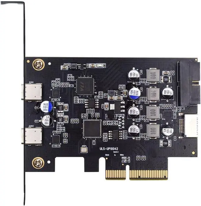 Main image of Xiwai PCI-E Express Card to Type-E USB 3.1 Front Panel Socket & USB3.0 19Pin/20Pin & Dual USB-C Type-C Expainsion Adapter ASM3142 VL822