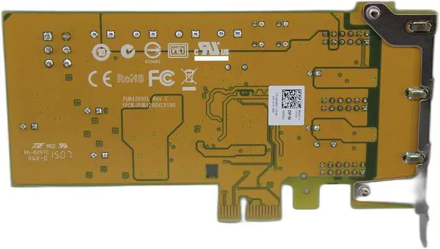 Alt view image 4 of 5 - 3-Port 12V Powered USB PCIe x1 Low-Profile Card (PUB0300XL) for PC, Laptop, Printer, Web Camera, Input Devices; Windows, macOS, Linux