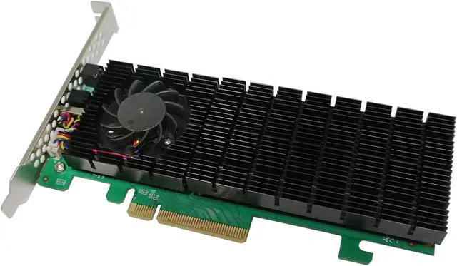 Alt view image 3 of 6 - Highpoint Technologies 2-Port M.2 SSD6202A NVMe Boot RAID Controller for VMware ESXi & Virtualization Systems, Green