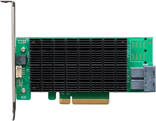Alt view image 2 of 4 - Highpoint Rocket 710 8-Port 12Gb/s PCIe 3.0 x8 SAS/SATA HBA Controller