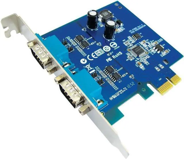 Main image of SUNIX 2-Port RS-422/485 PCI-E Card(2KV IEC Surge)(DB9)(IPC-E2202S)