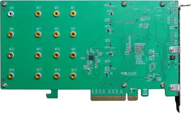 Alt view image 5 of 5 - Highpoint Technologies 4-Port M.2 SSD6204A NVMe Boot RAID Controller for VMware ESXi & Virtualization Systems, Green