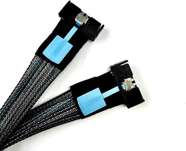 Alt view image 5 of 7 - JMT ADT-F36B-F37C PCI-e 4.0 X16 to X16 MCIO Bifurcation Adapter Riser Card 256G/bps Split Extender SFF-TA-1016 with Power Cable (50CM)