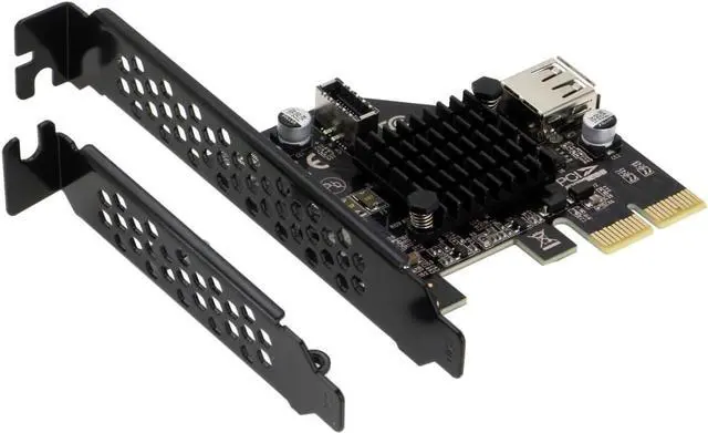 Main image of SEDNA - PCIe USB3.2 Gen 2 (10Gbps) 2 Port Adapter (2X Internal Type E) with + 1 Extra Internal USB 2.0 Type A Port, Built-in Power Supply