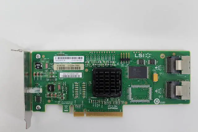 Alt view image 3 of 6 - LSI Logic Controller Card Sas3081E-R Kit Pcie 8Pt 3G Minisas(Kit) SAS HBA