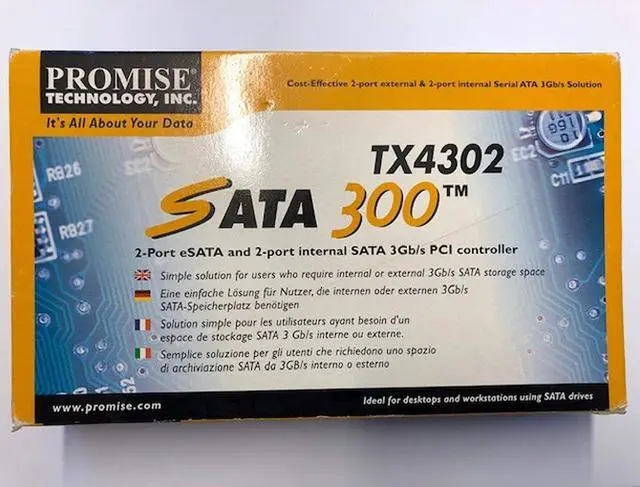 Alt view image 2 of 3 - SATA300 TX4302 2PORT Esata Ext & Int