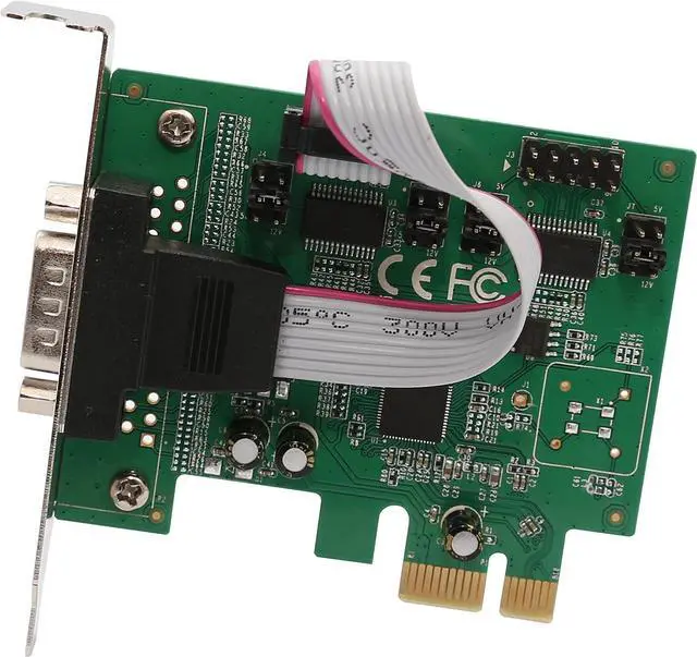 Alt view image 5 of 7 - Syba 2 Port Serial DB9 RS232 PCI-e 1.0 x1 with Low Bracket SI-PEX15055