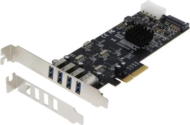 Main image of Sedna - PCIe X4 4 Port USB 3.1 Gen 1 (5Gbps) Adapter (Real 5Gbps per Port, Total throughput = 20 Gbps)
